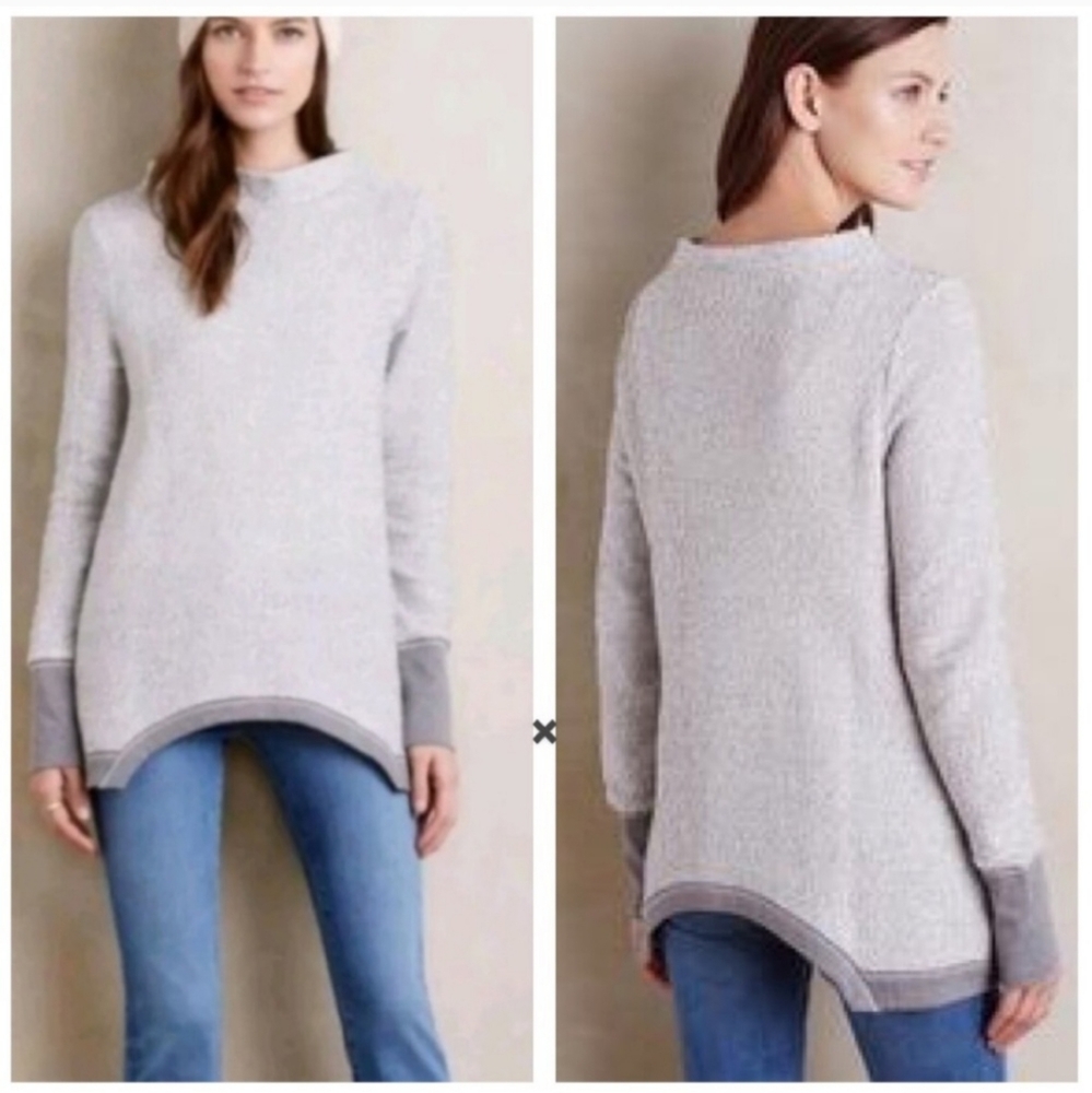Anthropologie Postmark Inari Knit Sharkbite Top